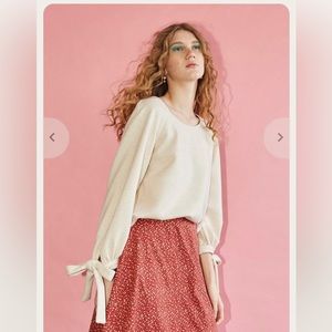 Eliza Faulkner Cozy EUC Sophie Sweater in Oatmeal